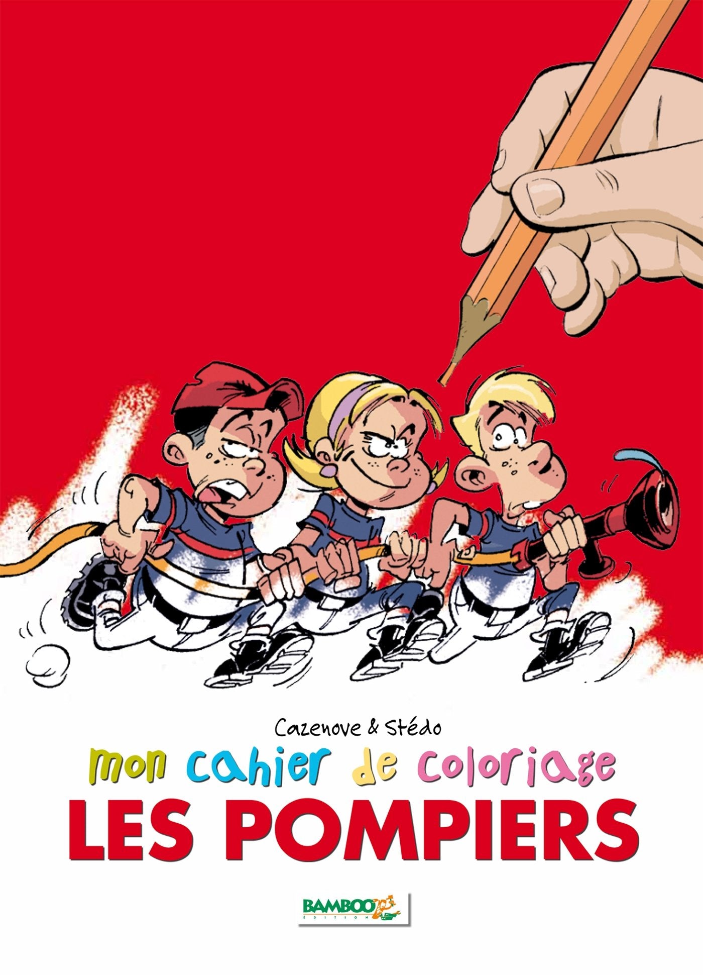 Mon cahier de coloriage Les pompiers book