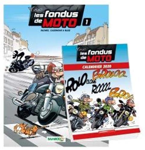 Les Fondus de moto - tome 01 + Calendrier 2020 offert book