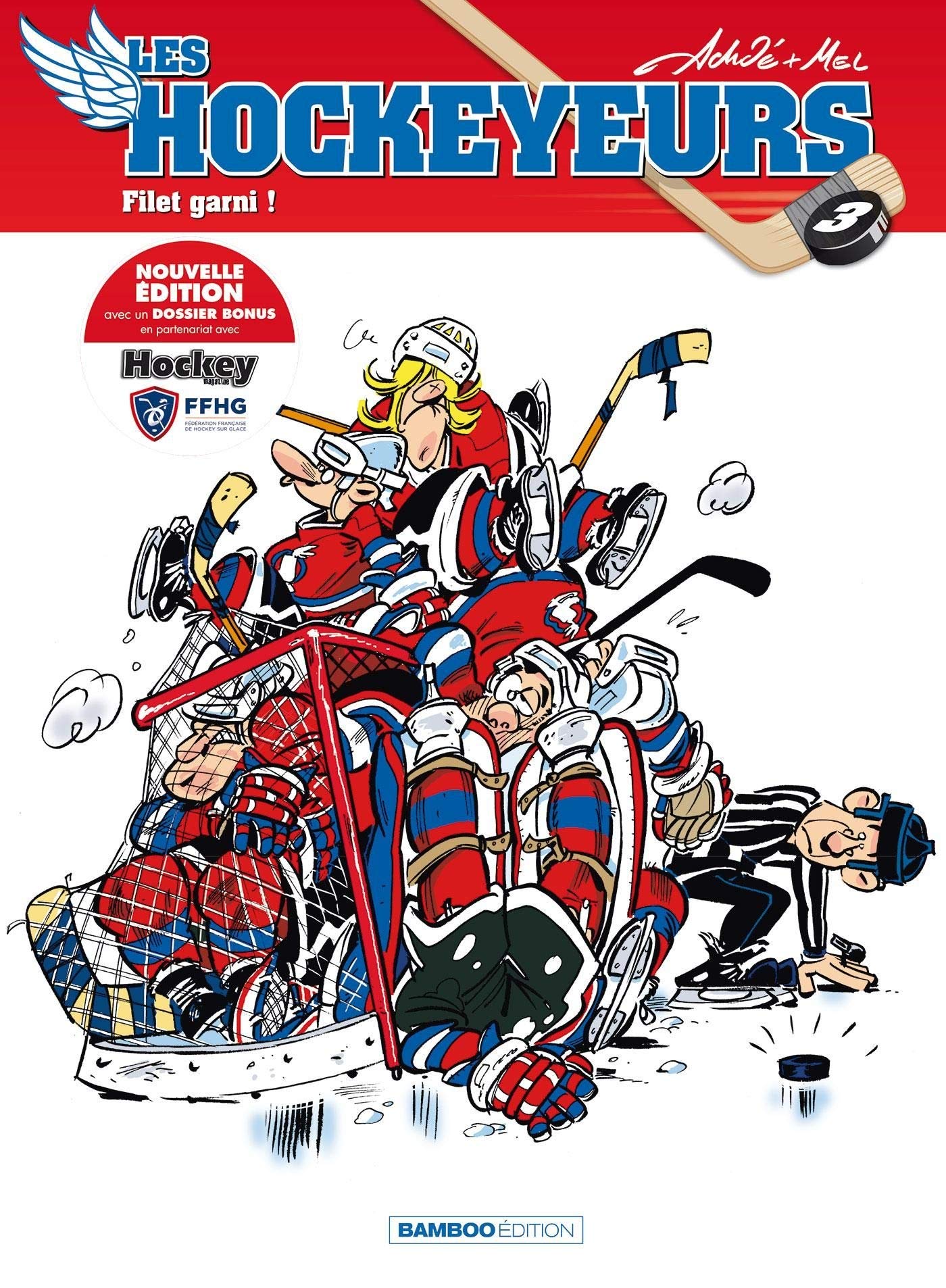 Les Hockeyeurs - tome 03: Filet garni ! Manga