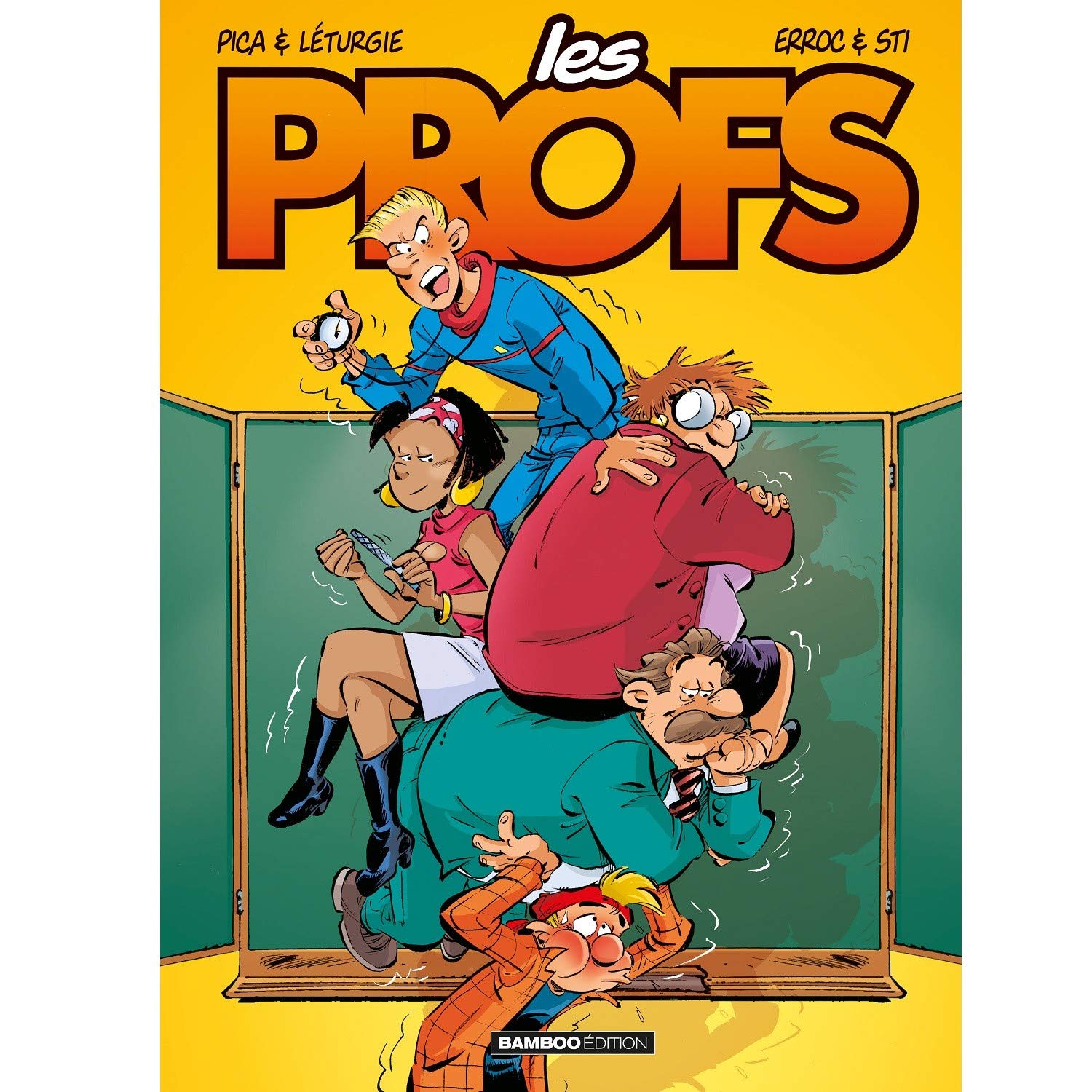 Livre Les Profs - best of - Erroc, Sti Books