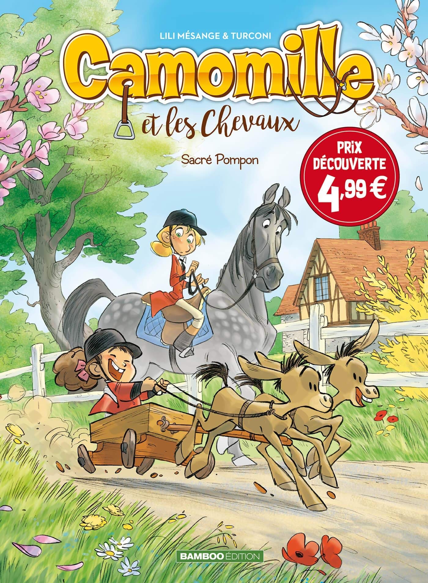 Camomille et les chevaux - tome 02 - top humour: Sacré Pompon Manga