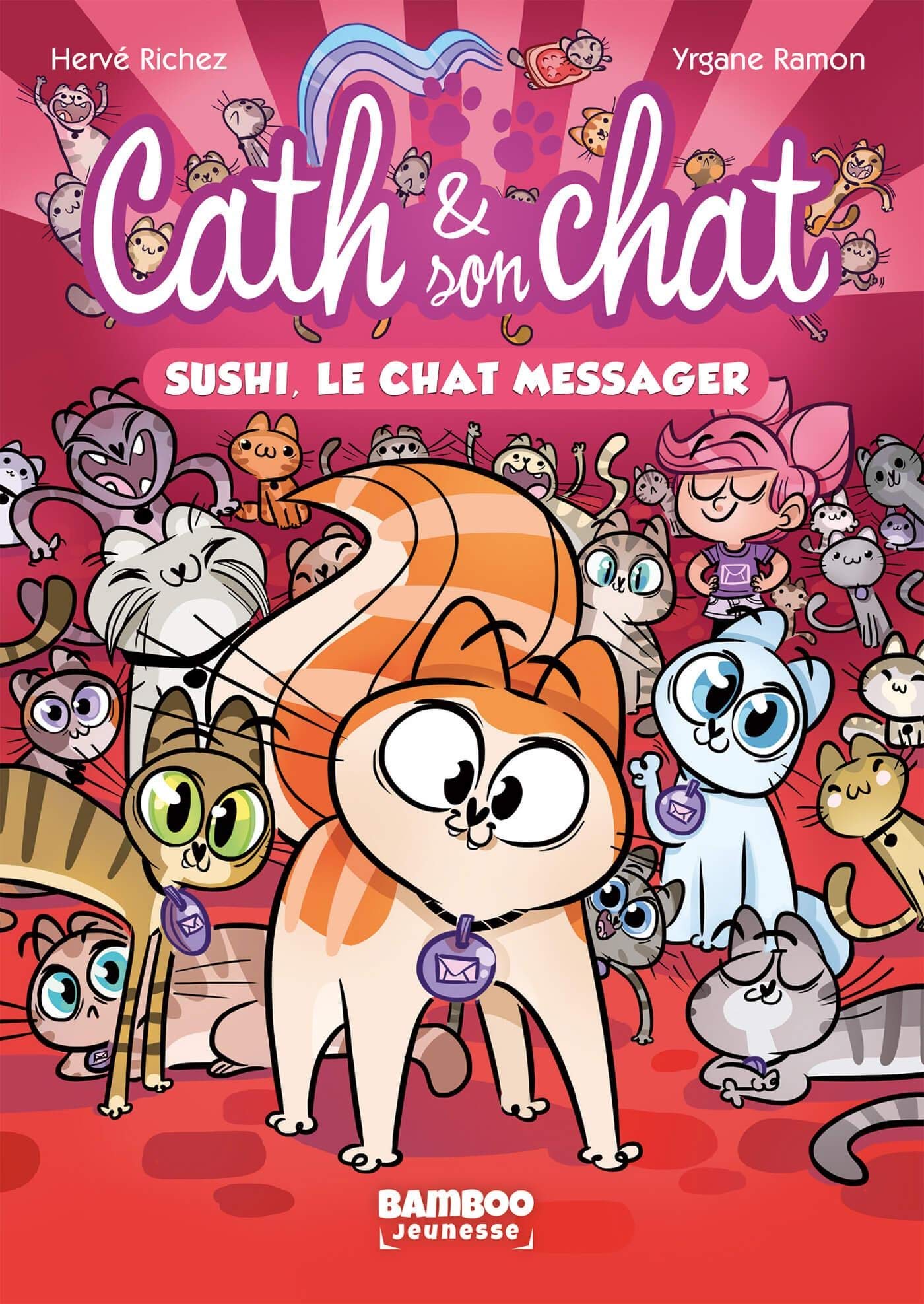 Cath et son chat - Poche - tome 02: Sushi, le chat messager Manga