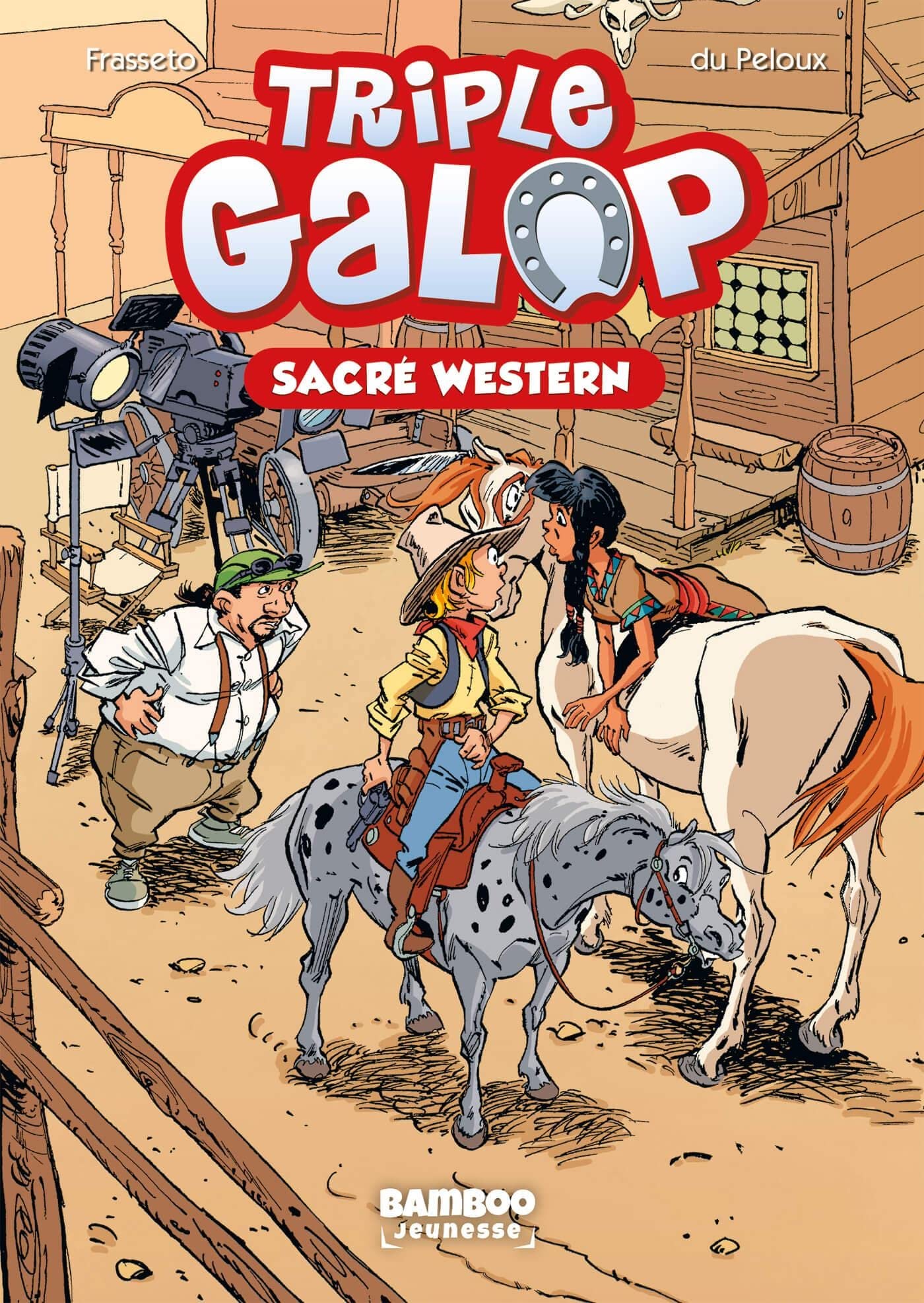 Triple Galop - Poche - tome 04: Sacré western Manga