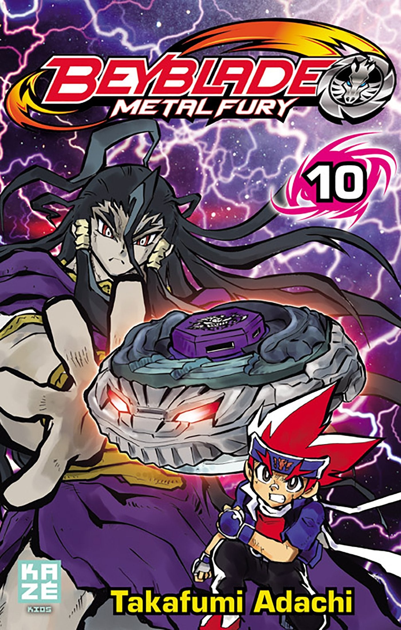 Beyblade Metal Fury T10 Manga