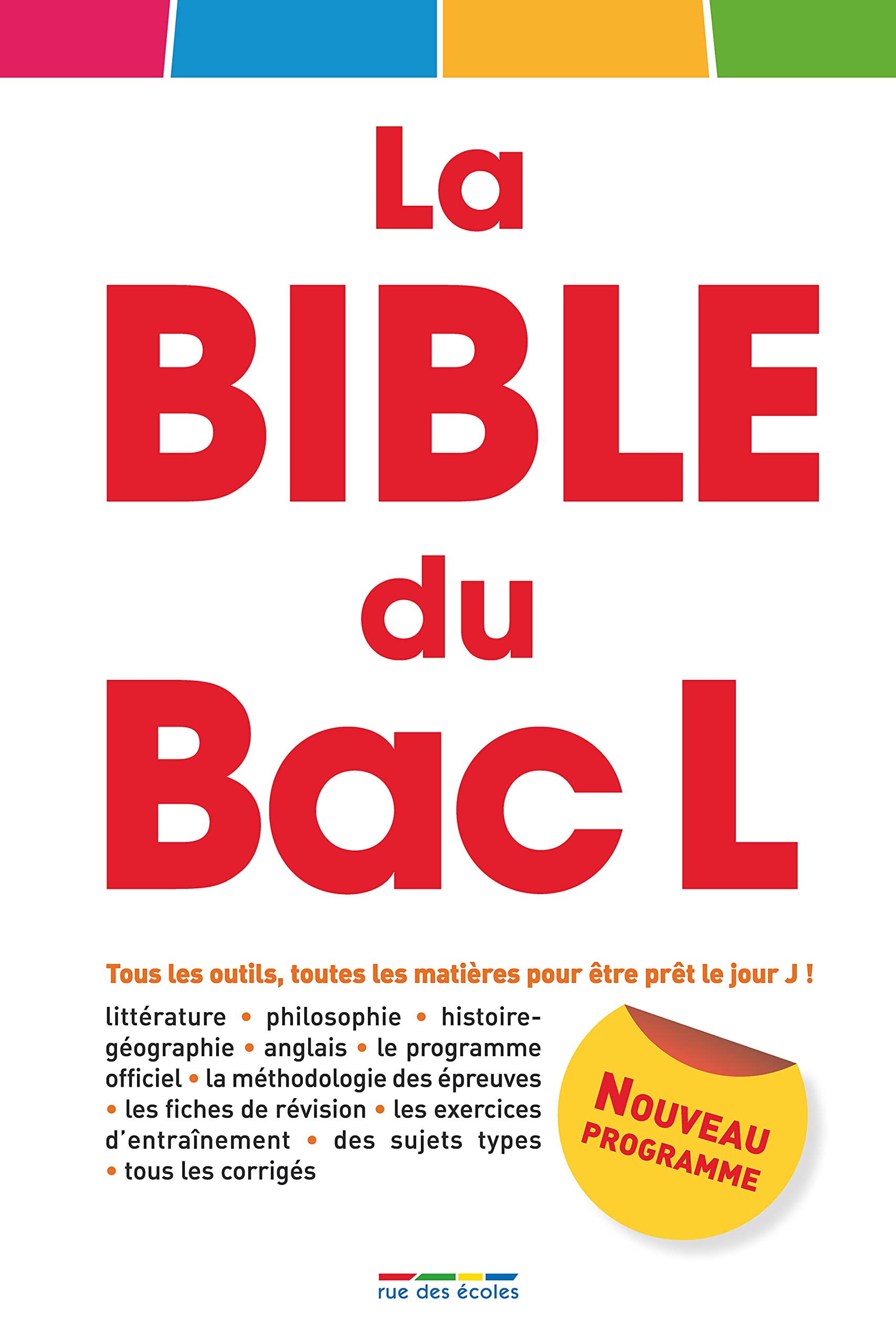 BIBLE DU BAC L (LA): Tous les outils toutes les matières pour être prêt le jour J book
