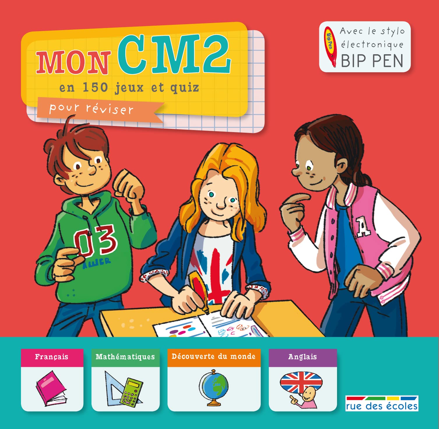 Mon CM2 en 150 jeux et quiz book