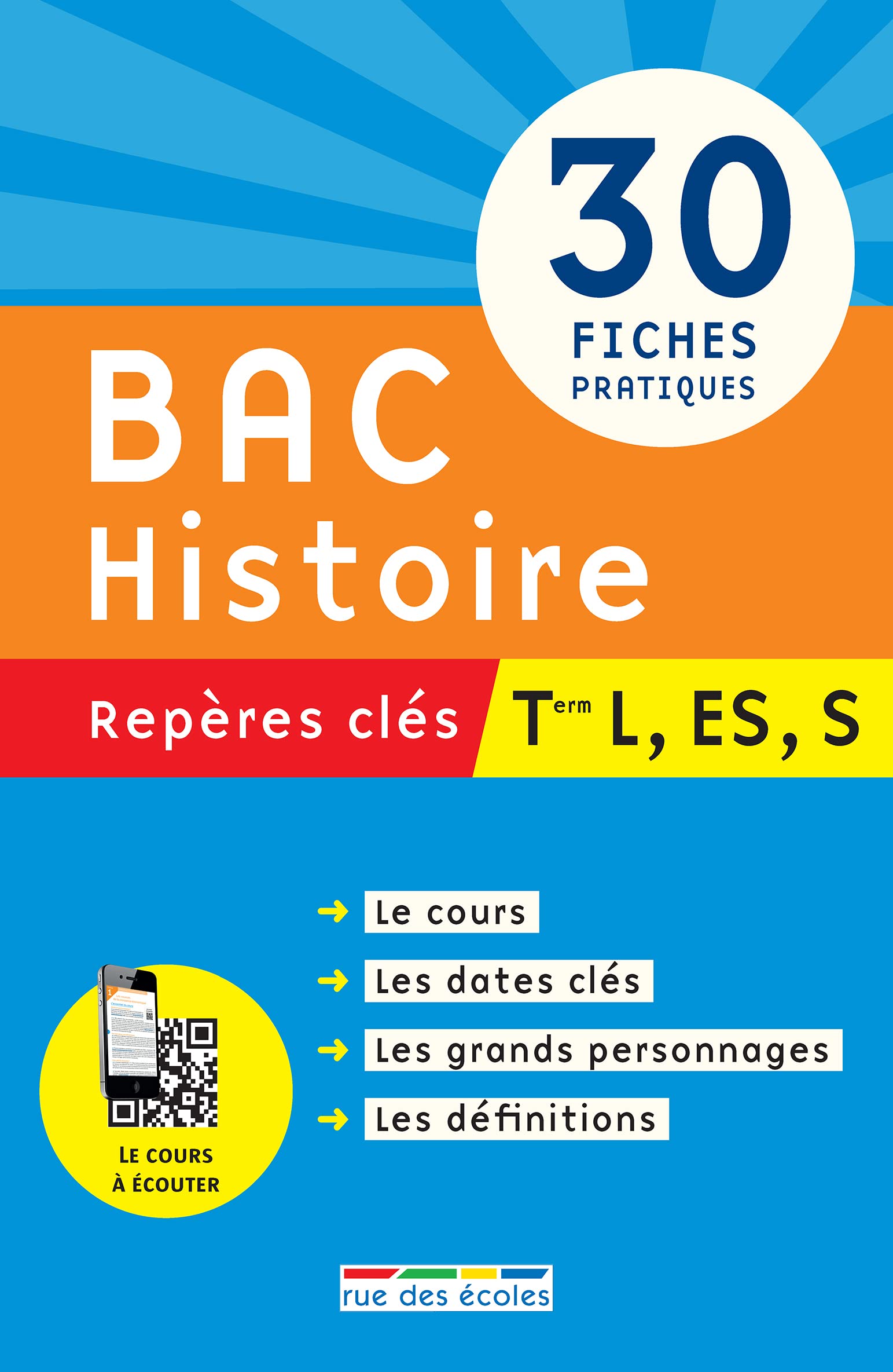 Bac histoire terminale L ES S: 30 fiches pratiques book