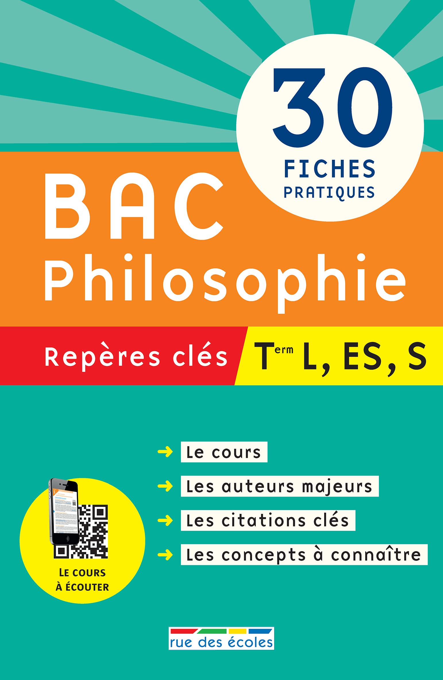 Bac philosophie terminale L ES S: 30 fiches pratiques book