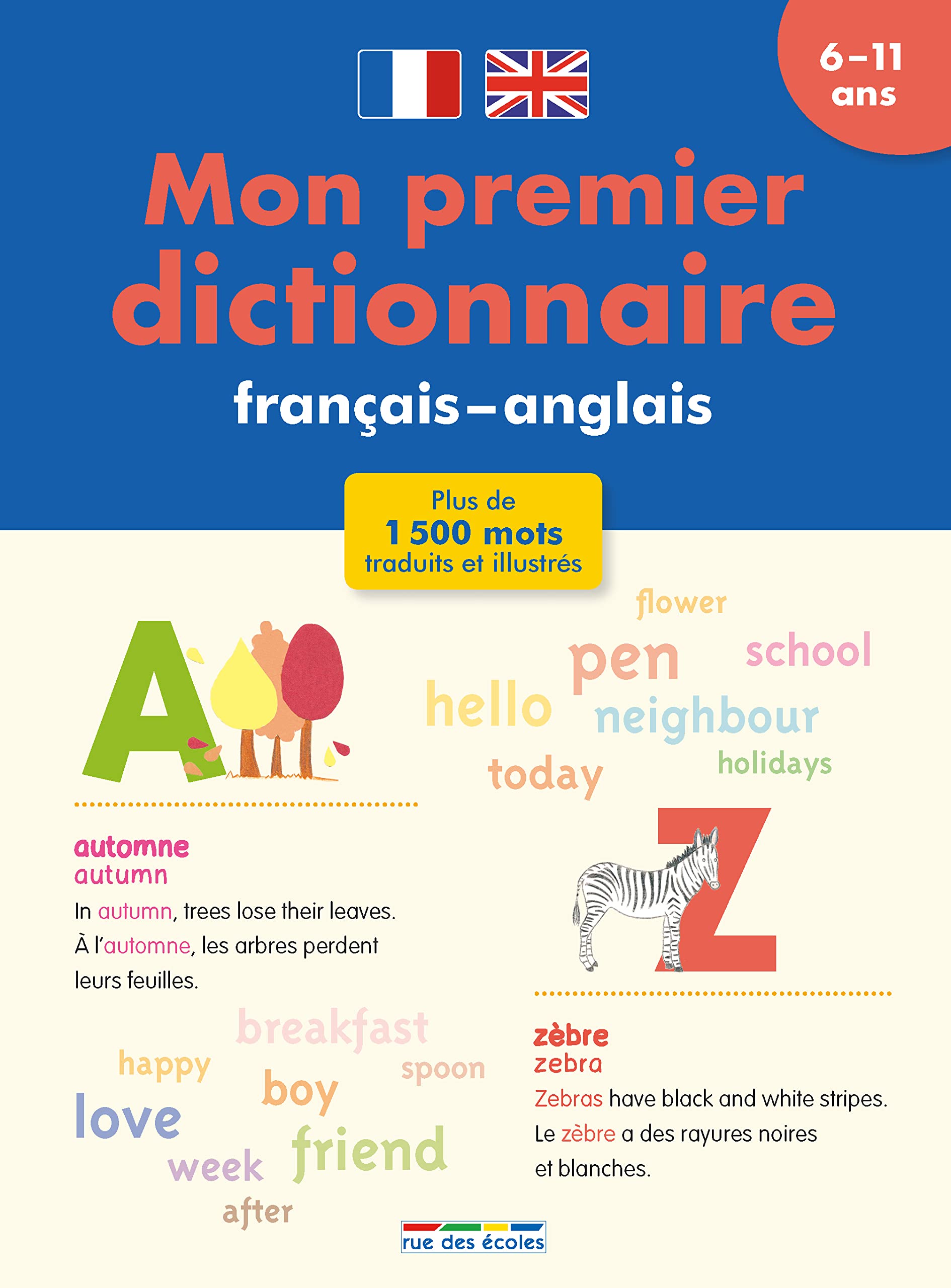 Mon premier dictionnaire français-anglais: 6-11 ans book