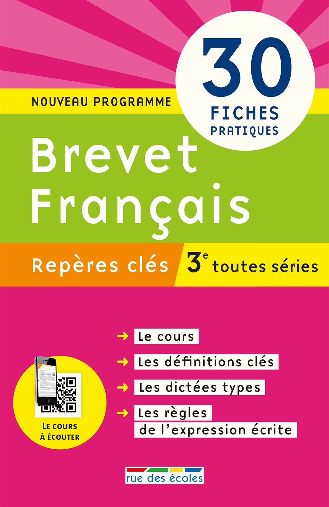 Brevet - Français: 30 fiches pratiques book