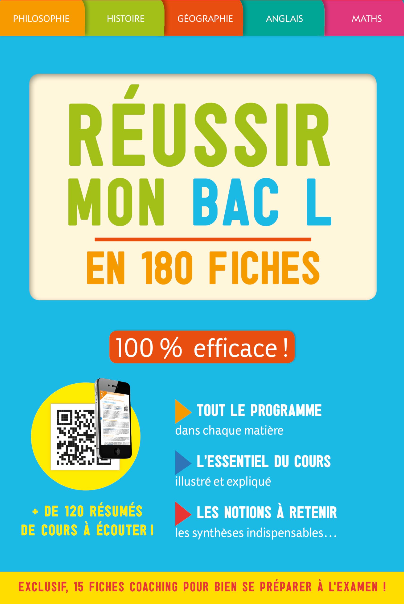 Boîte à fiches Réussir mon bac L 2019 book