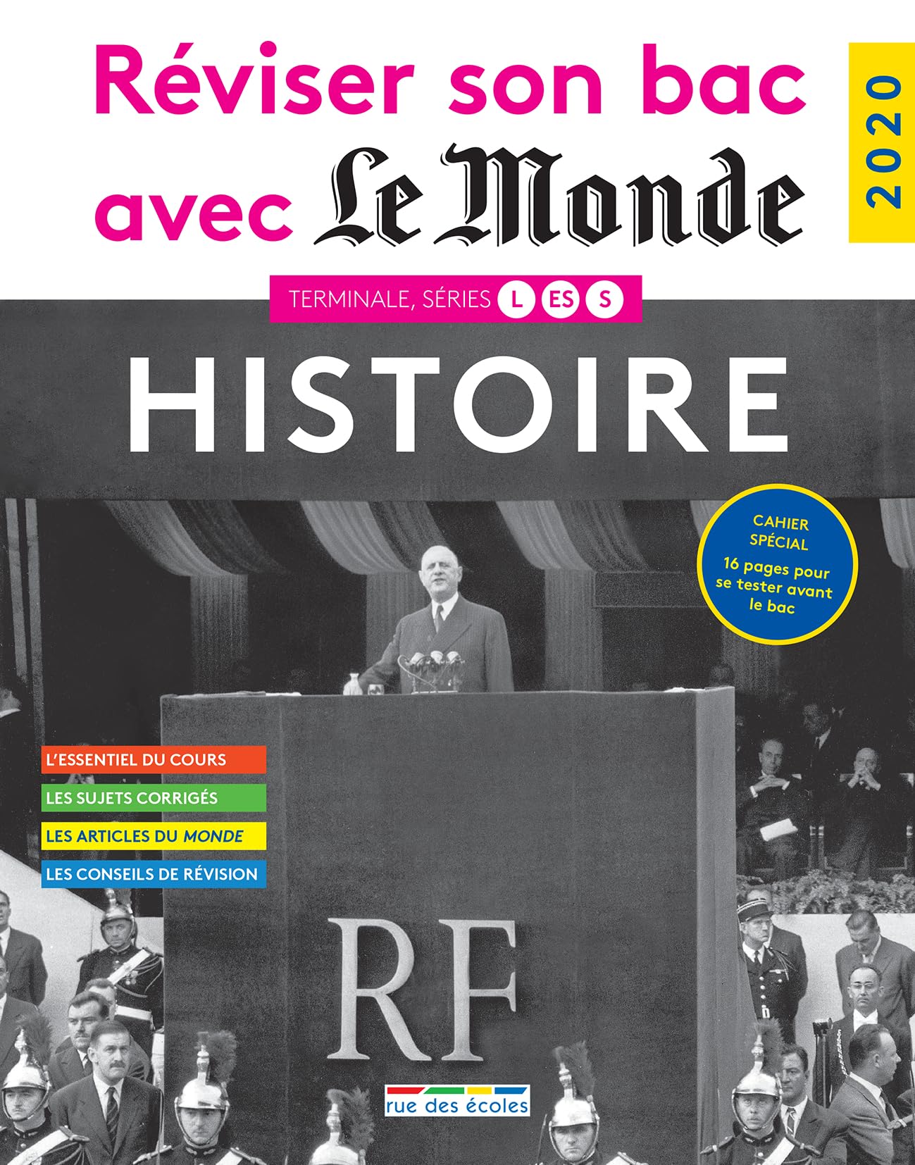 Réviser son bac avec le monde 2020 histoire: Terminale séries L ES S book