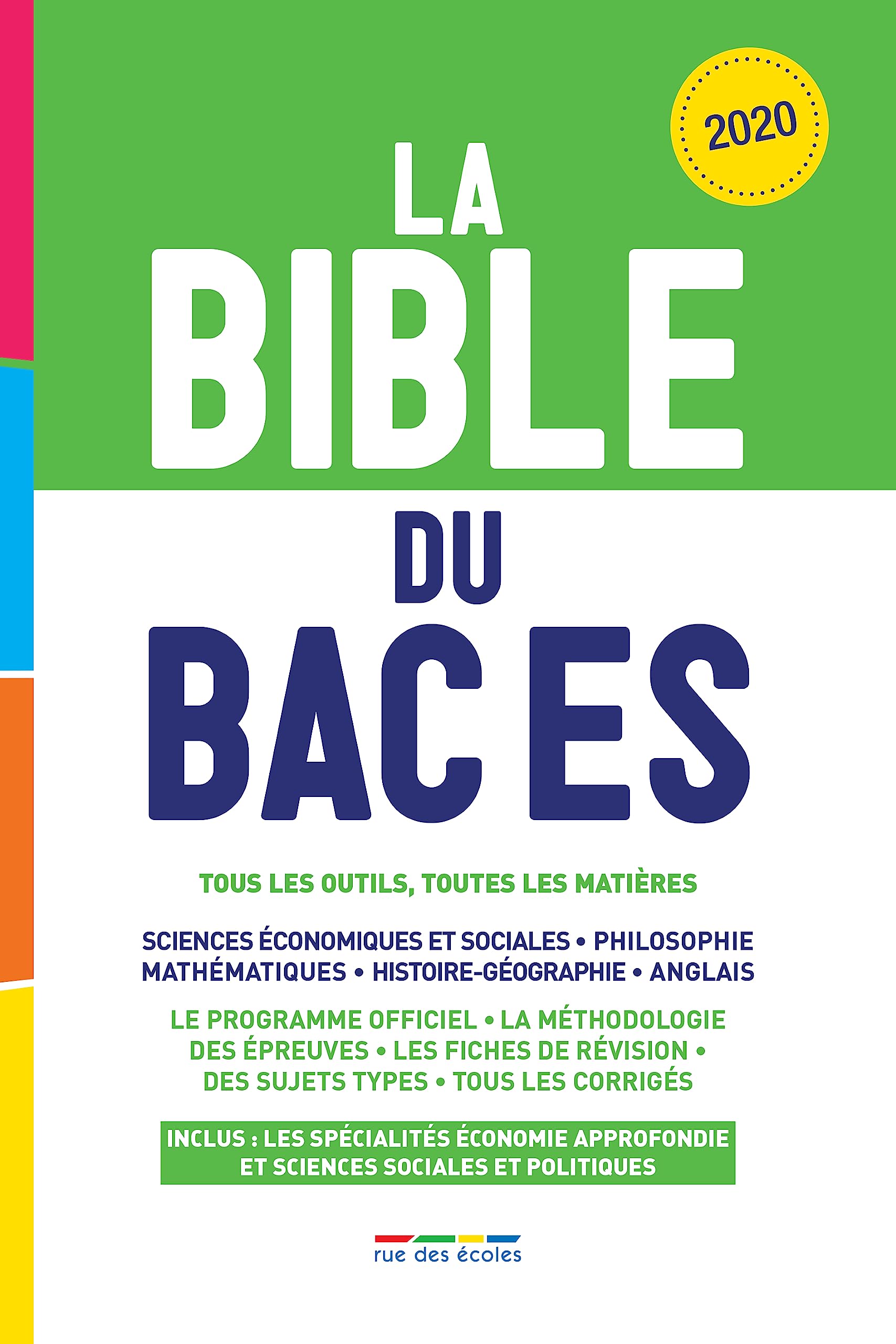 La bible du bac ES 2020: Tous les outils, toutes les matières book