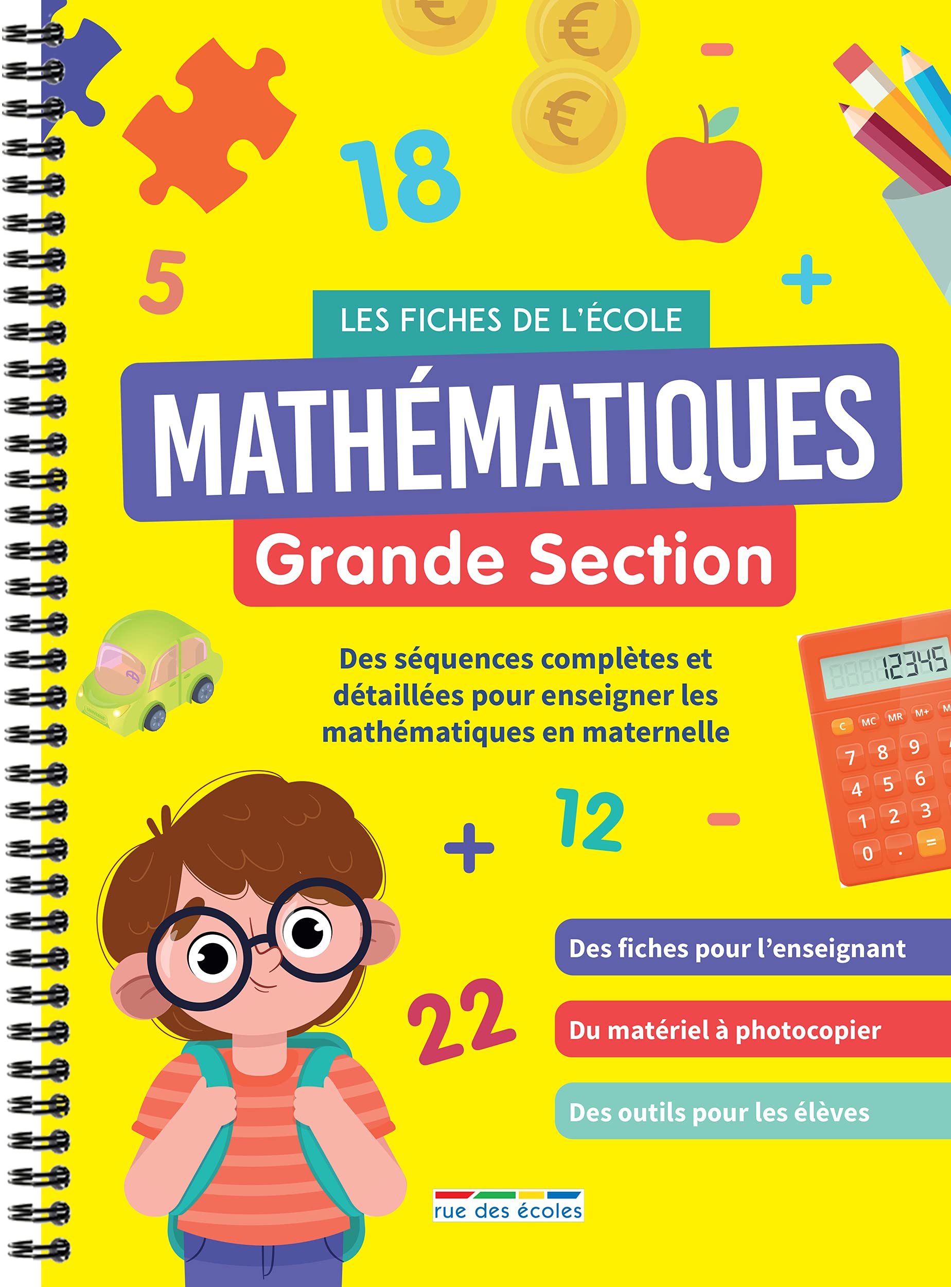Les fiches de l'école Mathématiques Grande Section book