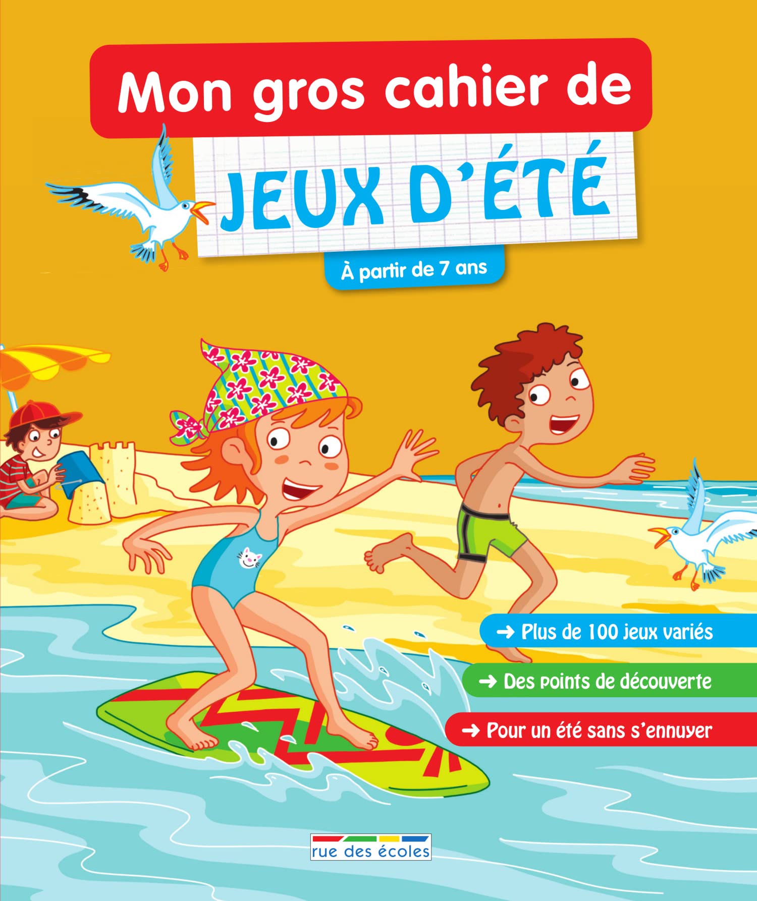 Mon gros cahier de jeux d'été: A partir de 7 ans book