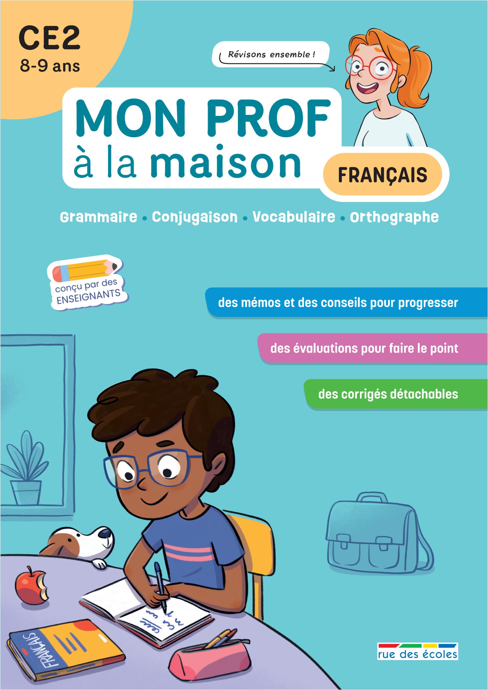 Mon prof à la maison - Français CE2: Grammaire • Conjugaison • Vocabulaire • Orthographe Foreign Languages ​​& Dictionaries