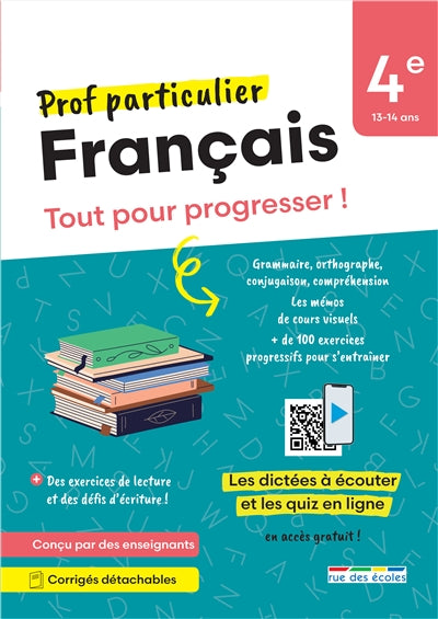 Product Image: Français 4e, 13-14 ans : tout pour progresser !