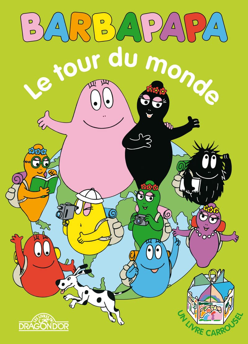 Barbapapa Le Tour du monde - livre carrousel book
