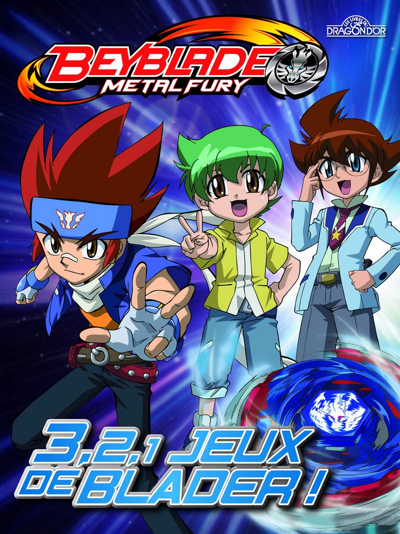 Beyblade Metal fury : 3, 2, 1 jeux de Blader book