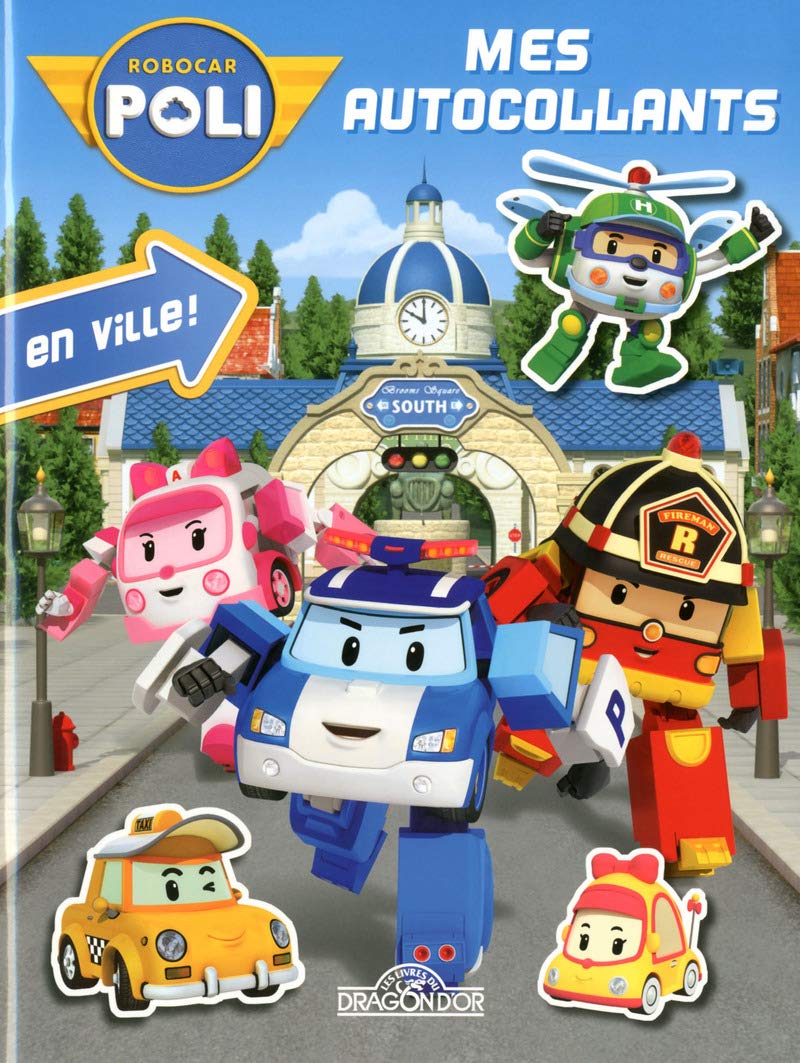 Robocar Poli - Mes autocollants - La Ville book
