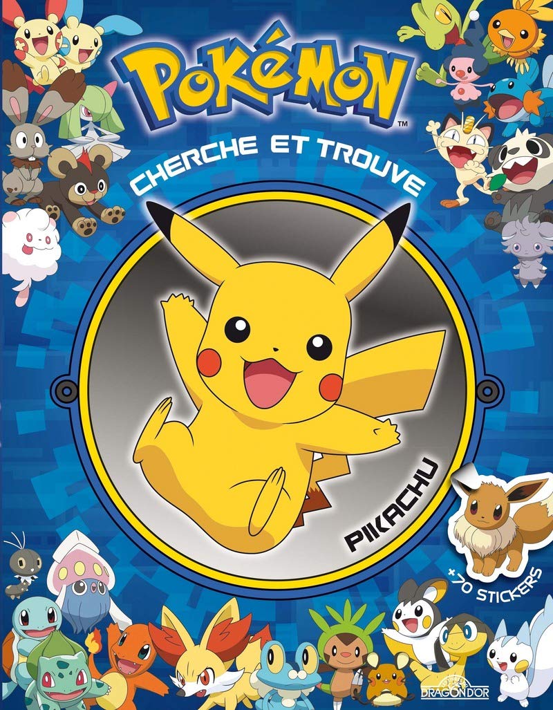 Cherche et Trouve Pikachu: Avec 70 stickers Tiptoi & Games