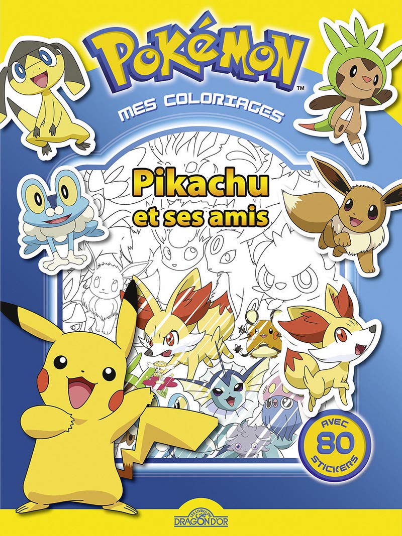 Coloriage Pokemon - Pikachu et ses amis: Mes coloriages Hobbies & Crafts