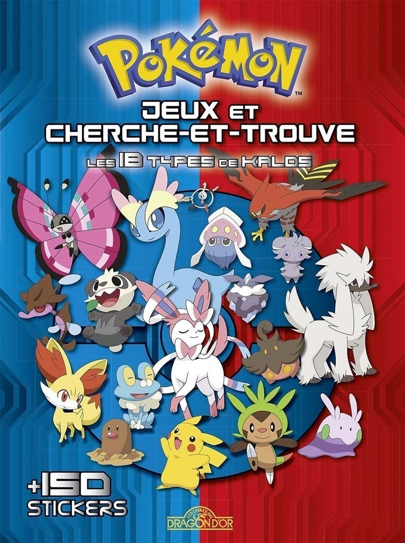 Les 18 types de Kalos - Jeux et cherche-et-trouve book