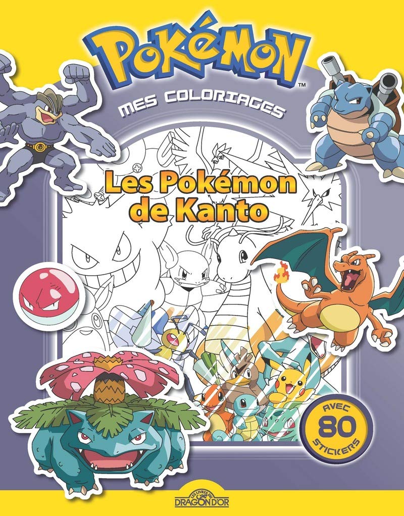 Mes coloriages Pokémon - Les Pokémon de Kanto book