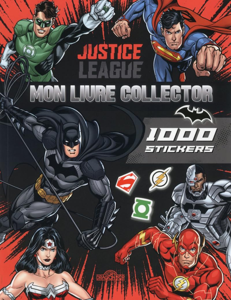 Justice League - Mon livre collector 1000 Stickers book