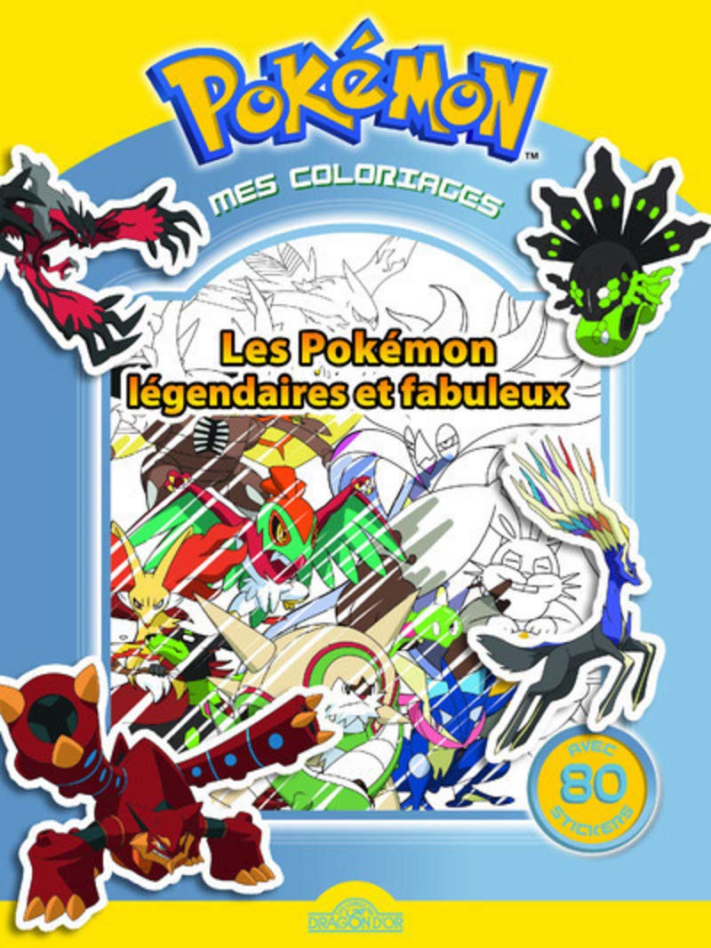 Mes coloriages Pokémon - Les Pokémon légendaires et fabuleux book