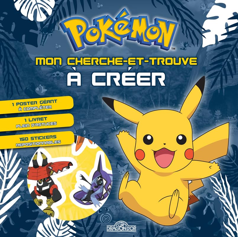 Pokémon - Mon cherche-et-trouve à créer - Pochette de loisirs créatifs - Dès 6 ans book