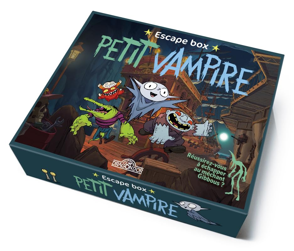 Petit Vampire - Escape box - Escape game enfants - De 2 à 5 joueurs - Dès 8 ans Leisure & Fun