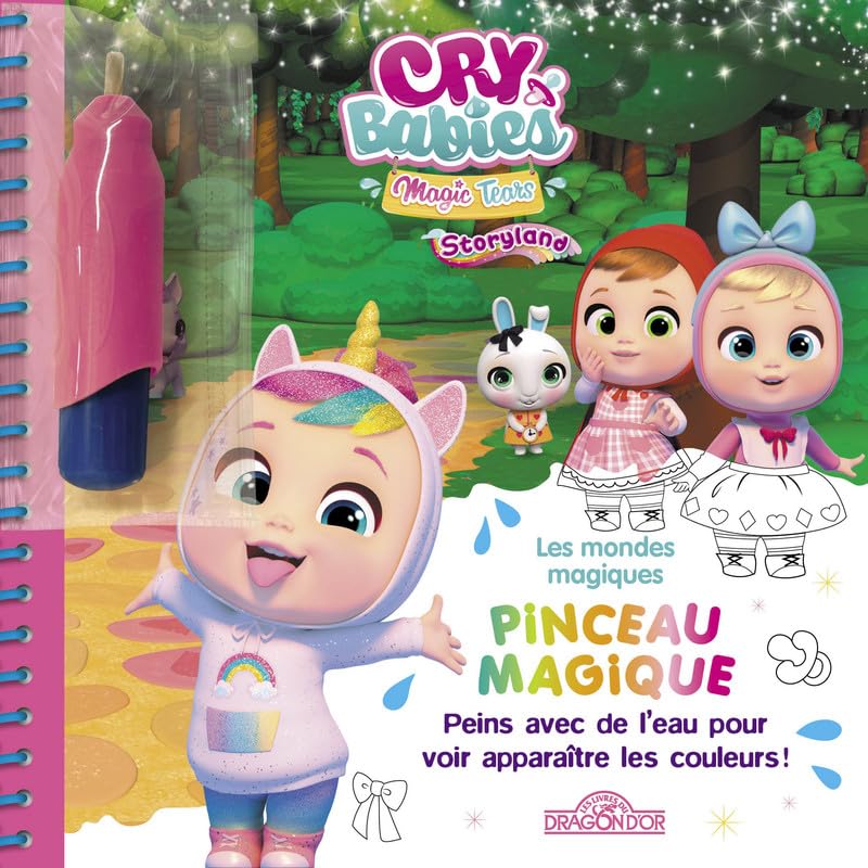Cry Babies - Pinceau Magique - Les mondes magiques - Livre avec pinceau magique - Dès 3 ans book