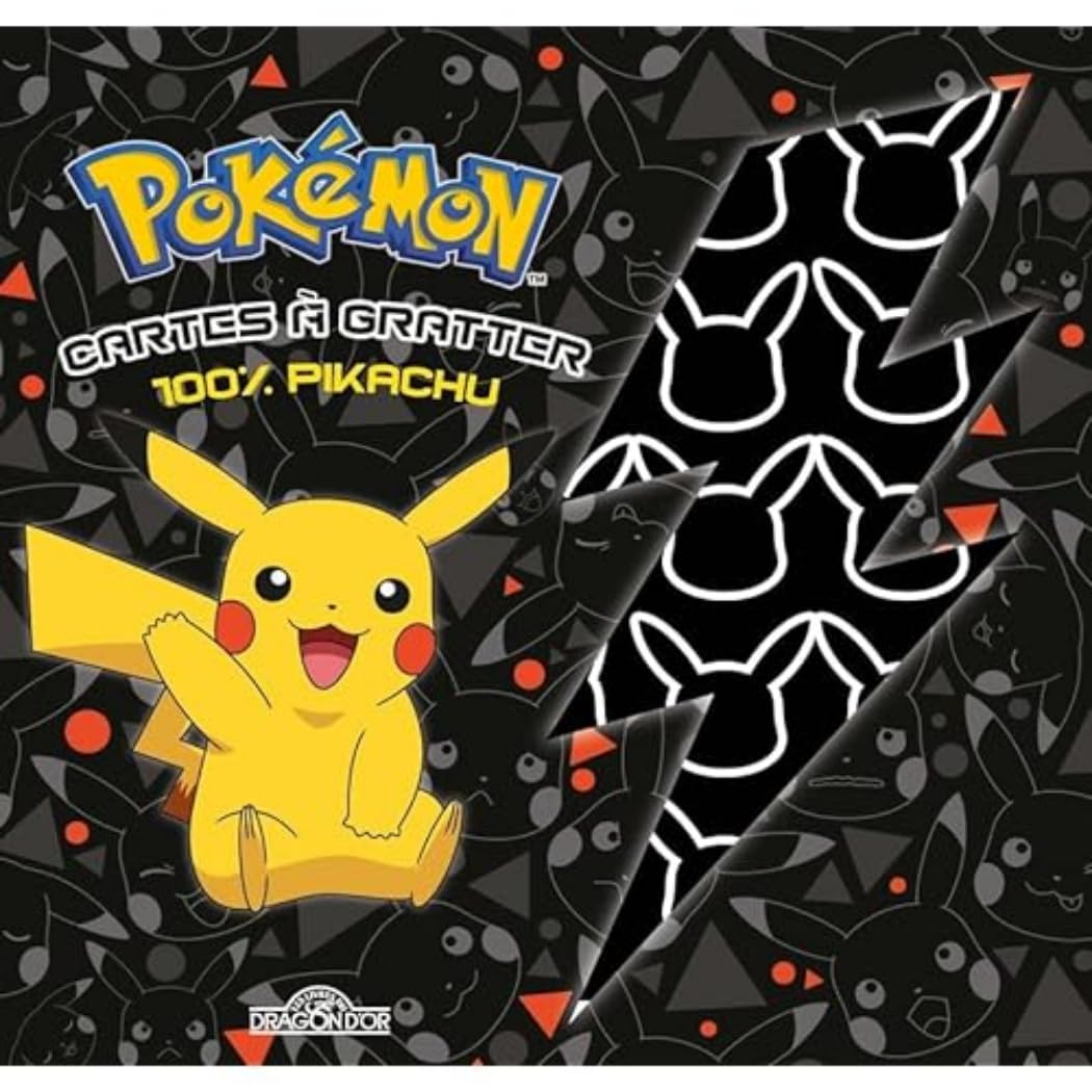 Pokémon - Cartes à gratter - 100 % Pikachu Manga