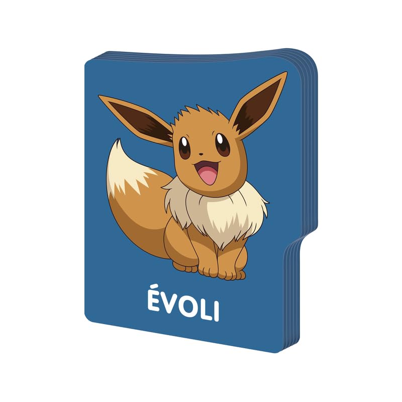 Pokémon – Mon petit livre – Évoli – Livre silhouetté tout-carton avec de la feutrine à toucher – Dès 3 ans book