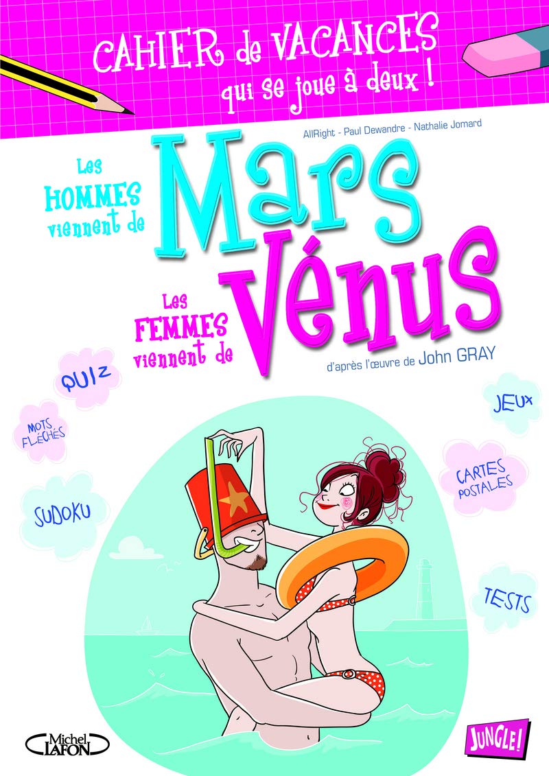 Cahier d'activité Mars et Vénus sous la couette Manga