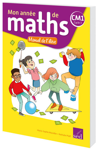 Mon année de maths CM1 cycle 3 : manuel de l'élève book