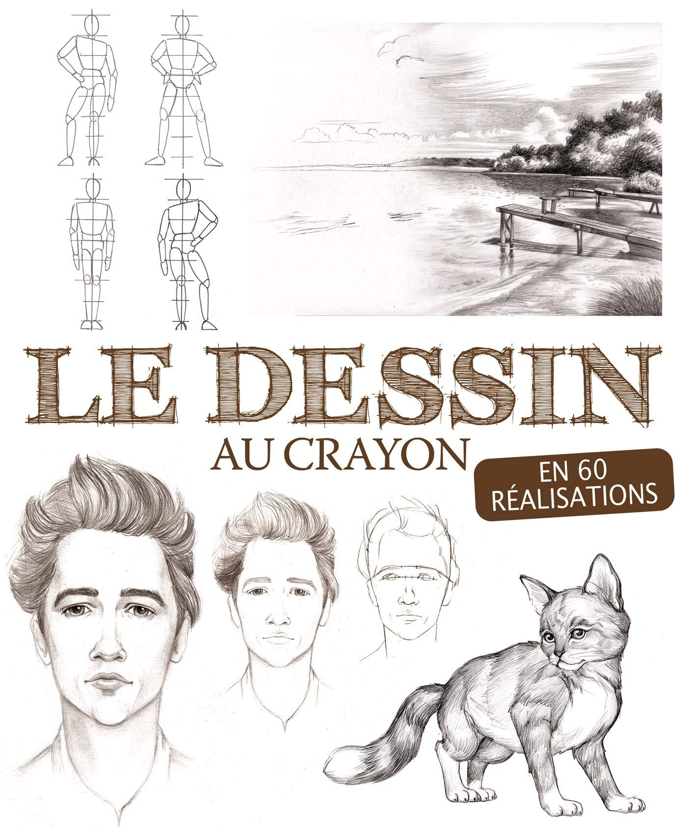 dessin au crayon en 60 realisations (le) (0) Leisure, Home & Garden