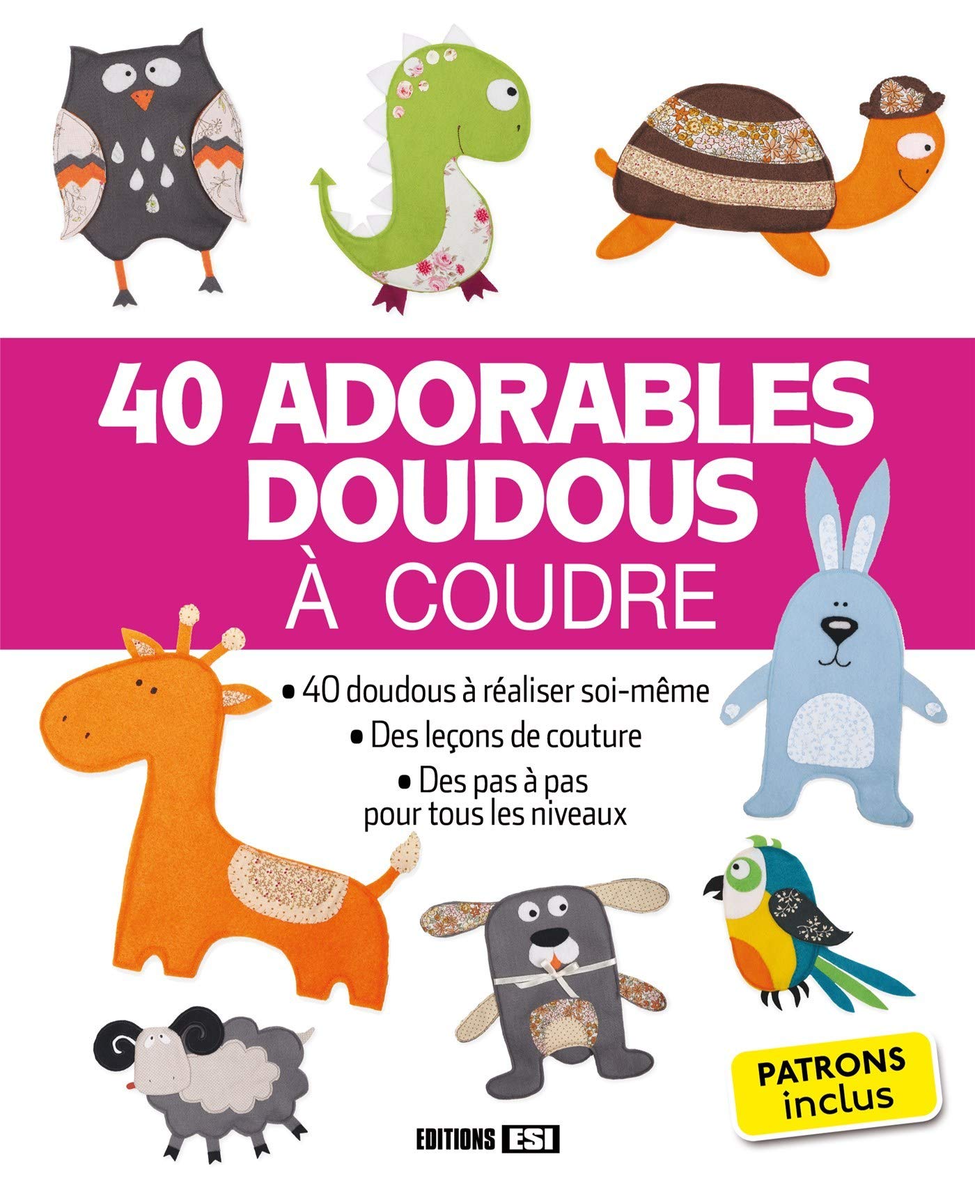 40 adorables doudous a coudre (0) book