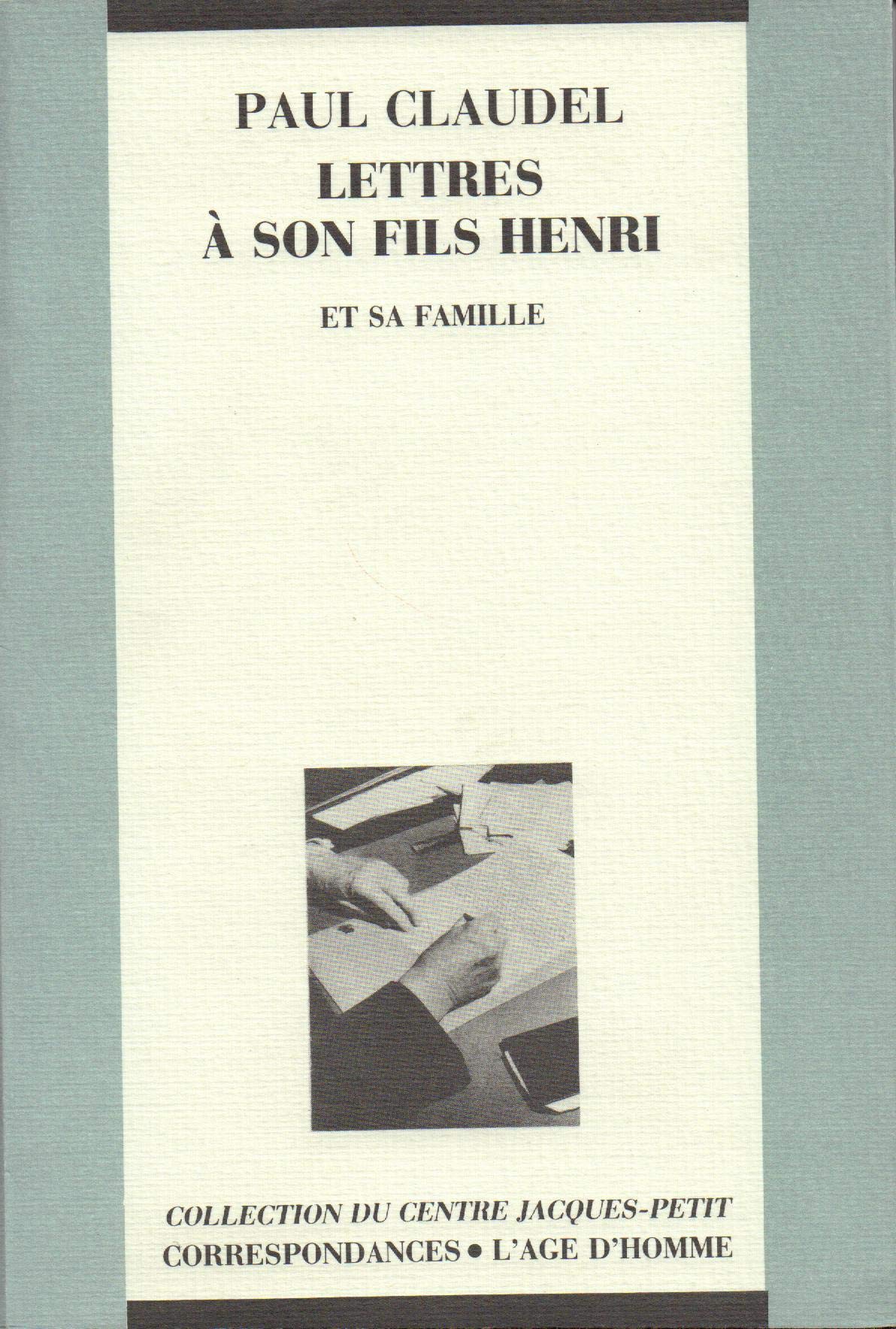 LETTRES A SON FILS HENRI Books