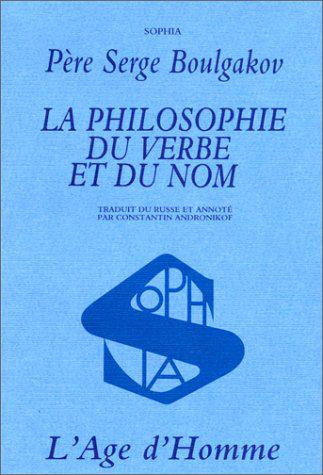 La Philosophie du verbe et du nom book