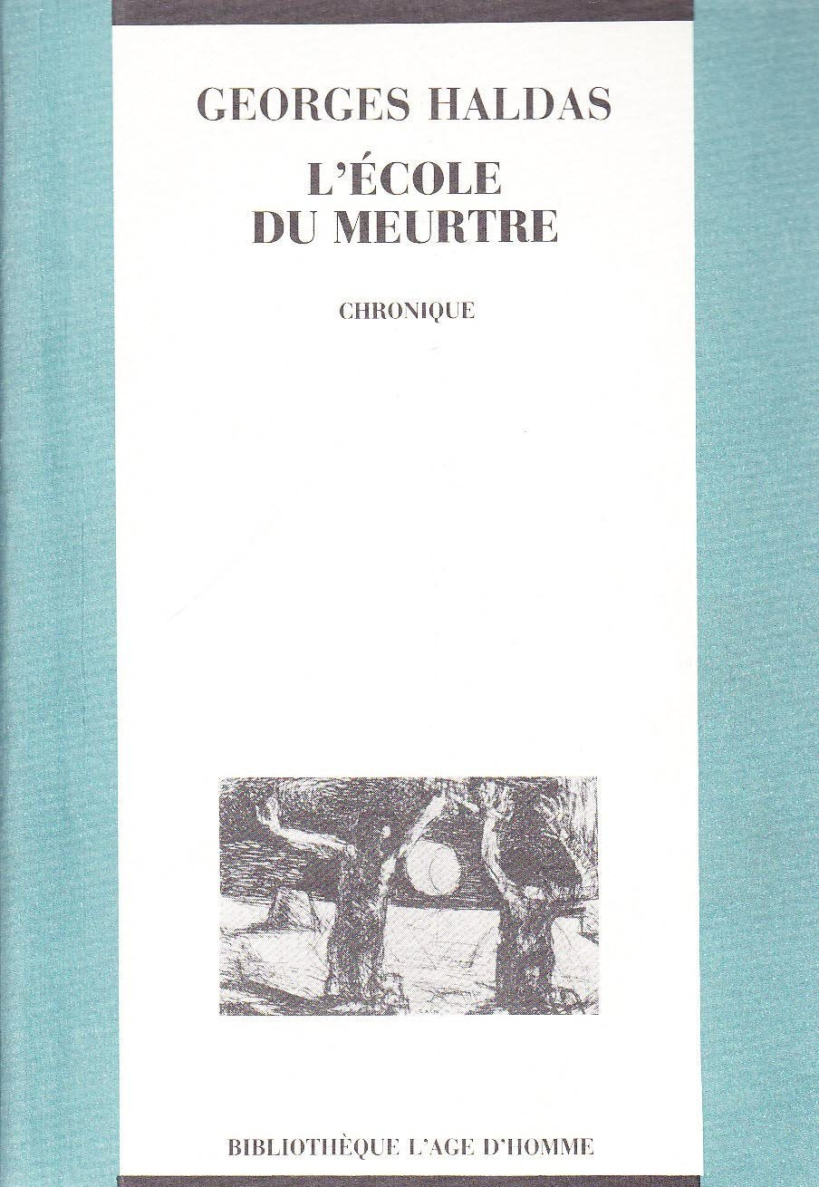 La Confession d'une graine. Vol. 3. L'Ecole du meurtre : chronique Books