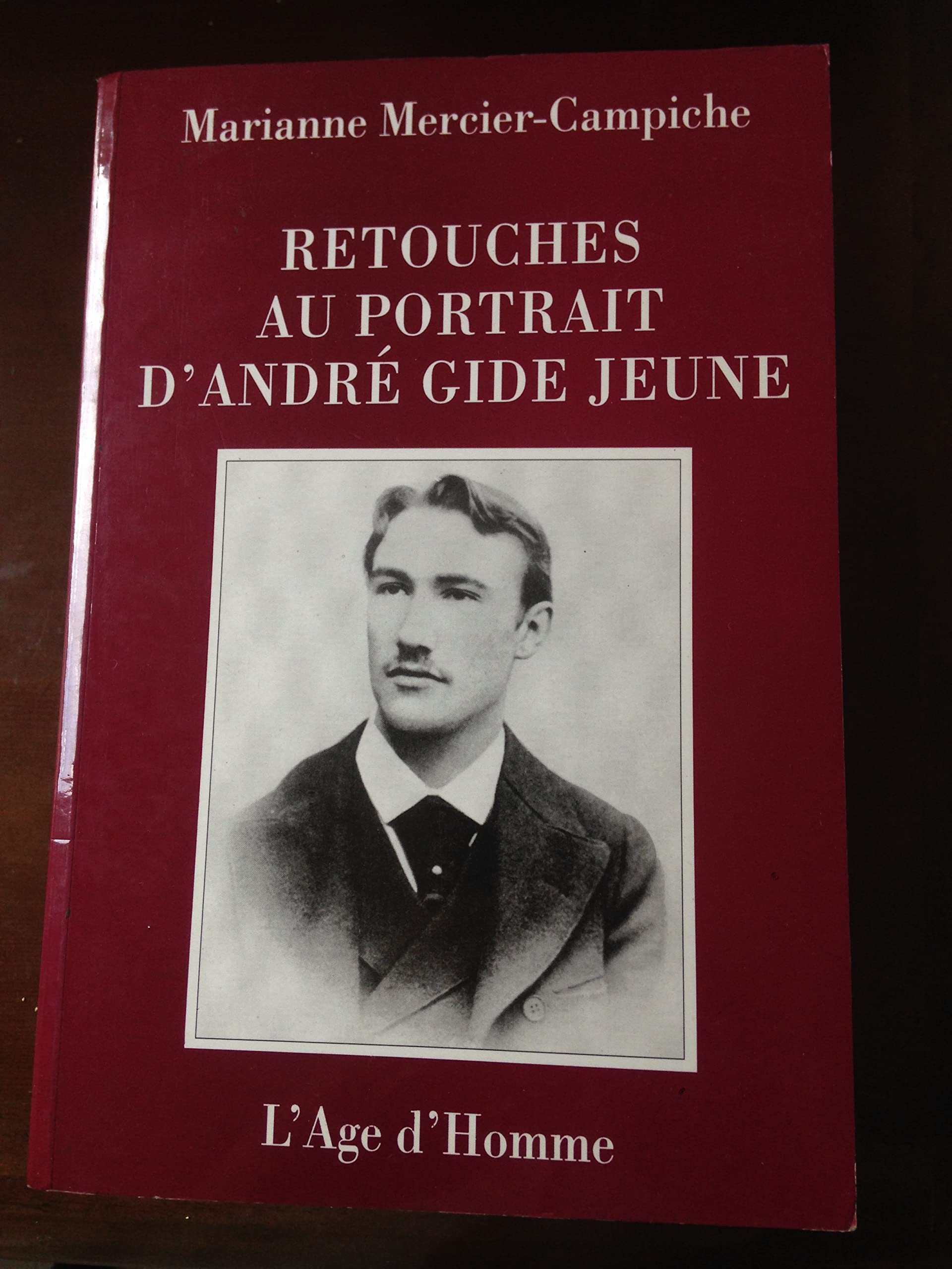 Retouches au portrait d'André Gide jeune Memories