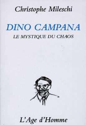 Dino Campana : le mystique du chaos : essai book