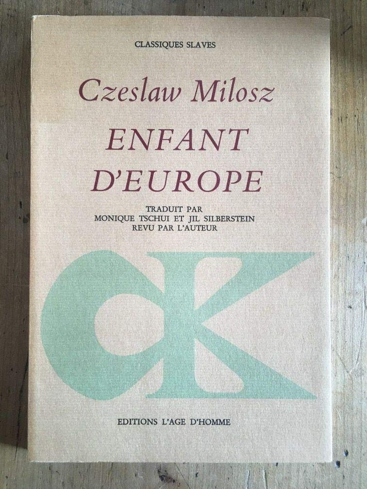 Enfant d'Europe et autres poèmes Books