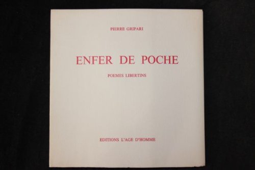 L'Enfer de poche : poèmes libertins book