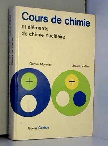 Product Image: Cours de chimie et éléments de chimie nucléaire