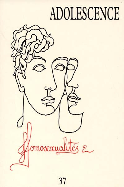 Product Image: Adolescence, n° 37. Homosexualités 2