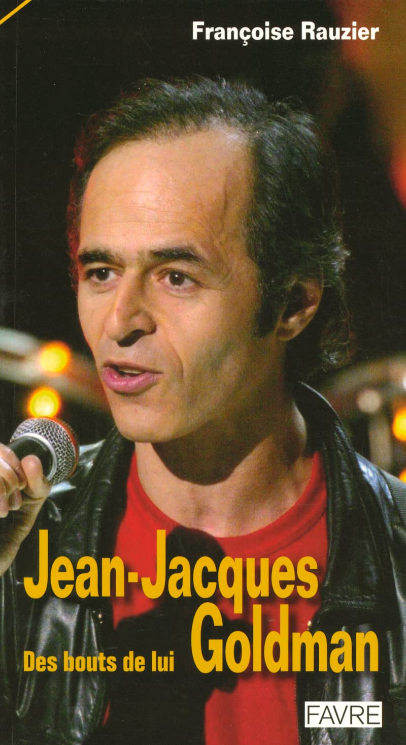 Jean-Jacques Goldman "Des bouts de lui" book
