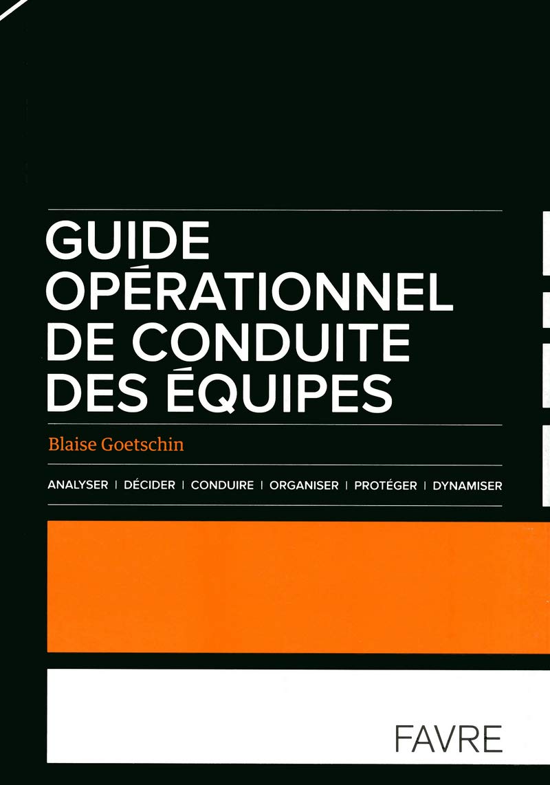 Guide opérationnel de conduite des équipes book